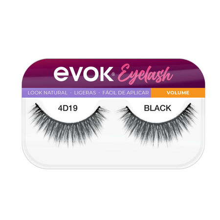 Imagen de Pestañas Postizas Evok 4D19 Black