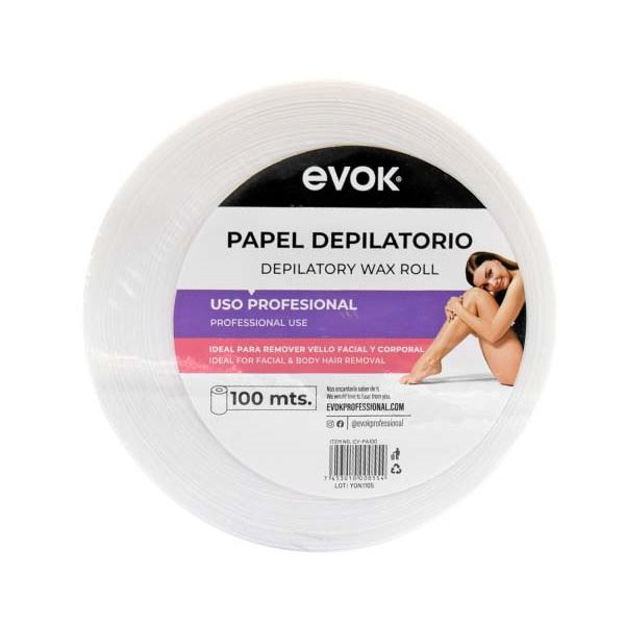 Imagen de Rollo de Papel para Depilar 100 metros Evok