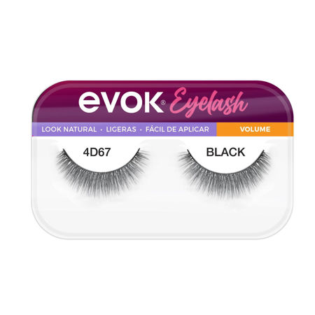 Imagen de Pestañas Postizas Evok 4D67 Black