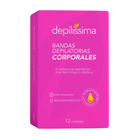 Imagen de Bandas Depilatorias Corporales Depilissima 12 unidades