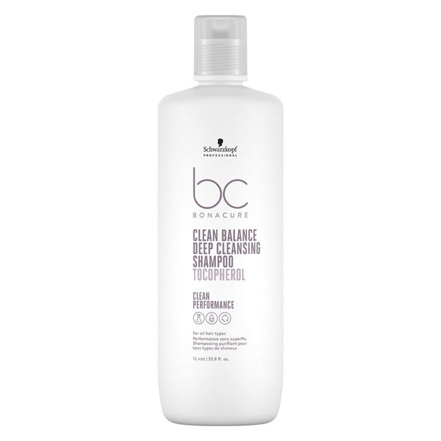 Imagen de Shampoo Schwarzkopf BC Clean Balance Deep Cleansing 1000 ml