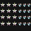 Imagen de Stickers Fantasia para Rostro Baiding