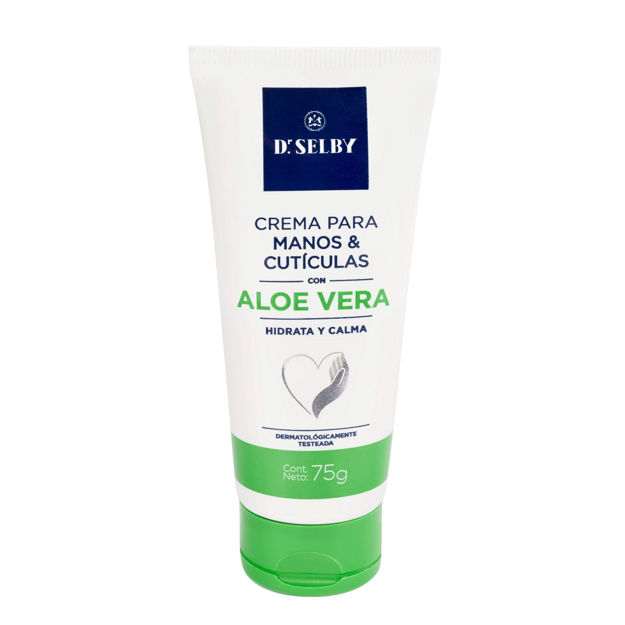 Imagen de Crema para Manos y Cuticulas Dr Selby Aloe Vera 75 g