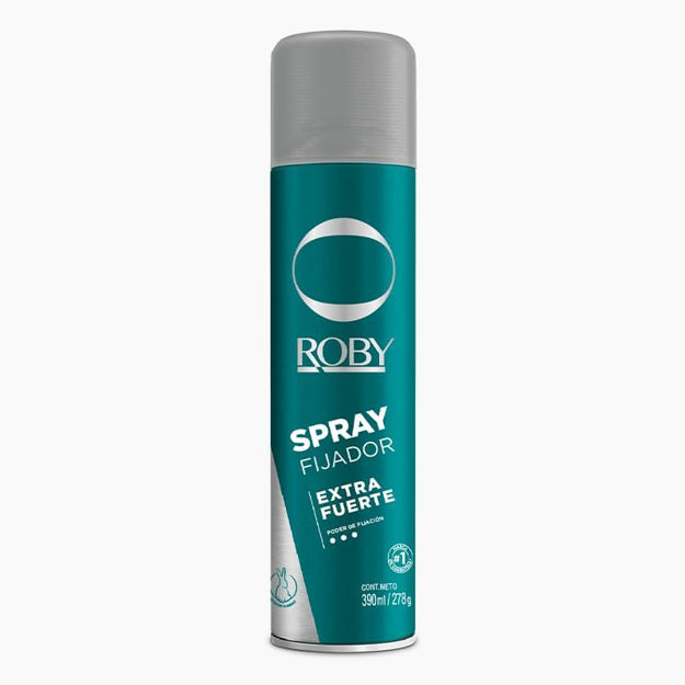 Imagen de Spray Fijador Extra Fuerte Roby 390 ml