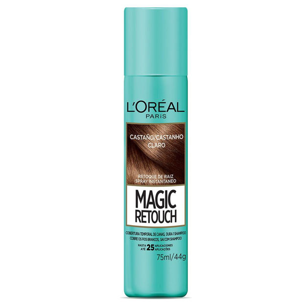 Imagen de Retocador de Raíces Loreal Magic Retouch 75 ml Castaño Claro