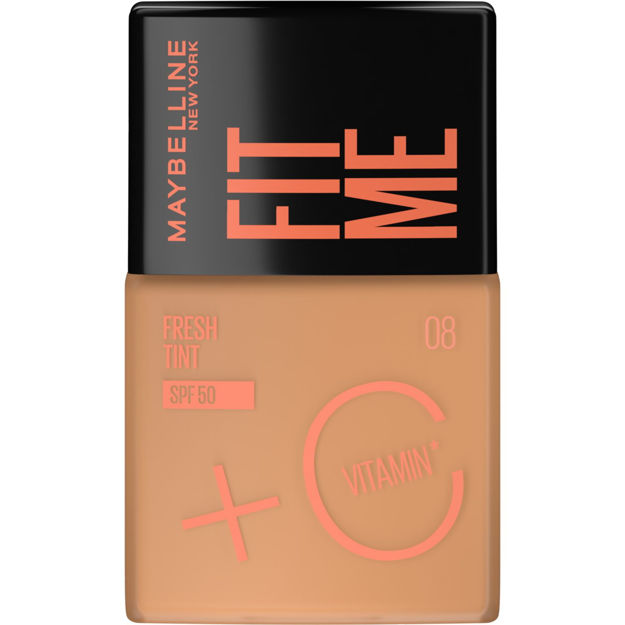 Imagen de Base Todo en 1 Maybelline Fit Me Fresh Tint Vitamina C N°08
