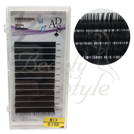 Imagen de Pestañas Postizas Mixtas Beauty Style 0.15D