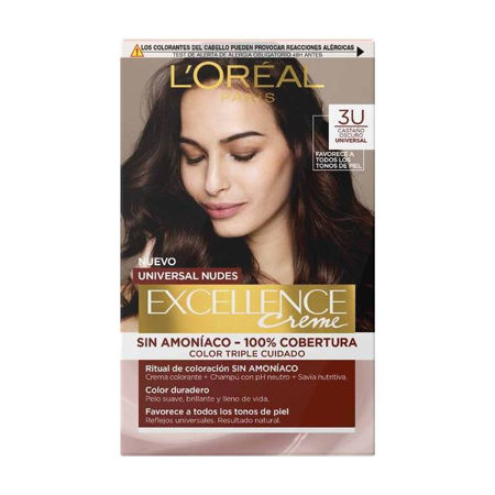 Imagen de Tinta Loreal Excellence Universal Nudes Sin Amoniaco Nº3U