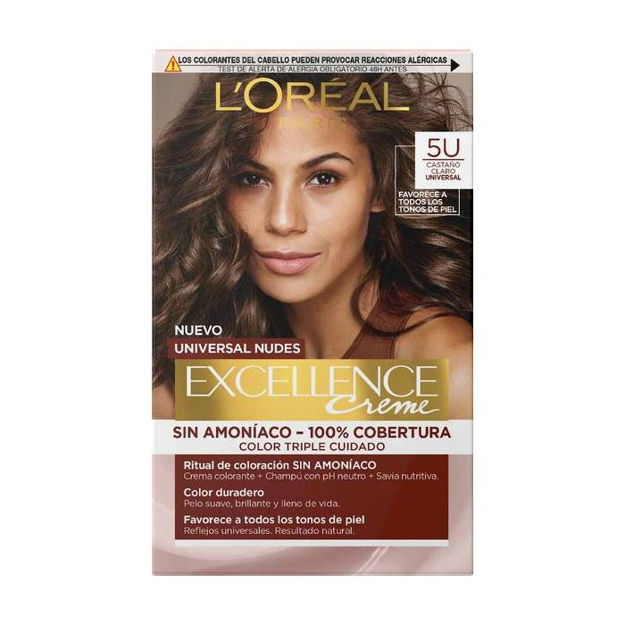 Imagen de Tinta Loreal Excellence Universal Nudes Sin Amoniaco Nº5U