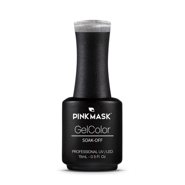Imagen de Esmalte Semipermanente Pink Mask Gel Color Holo