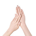 Imagen de Uñas en Gel Hortensia Dashing Diva Gold French