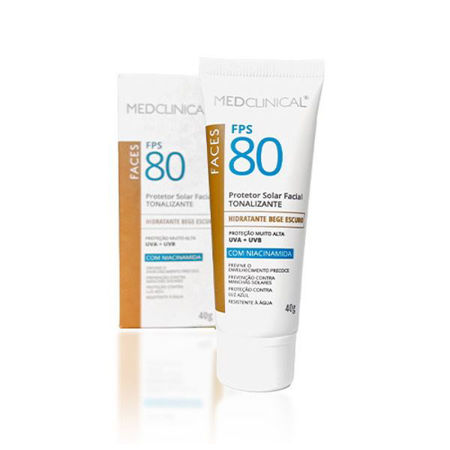 Imagen de Protector Solar Facial Medclinical FPS 80 40 g Beige Oscuro