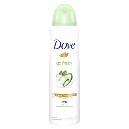 Imagen de Desodorante Spray Dove 150 ml Go Fresh Pepino y Té Verde
