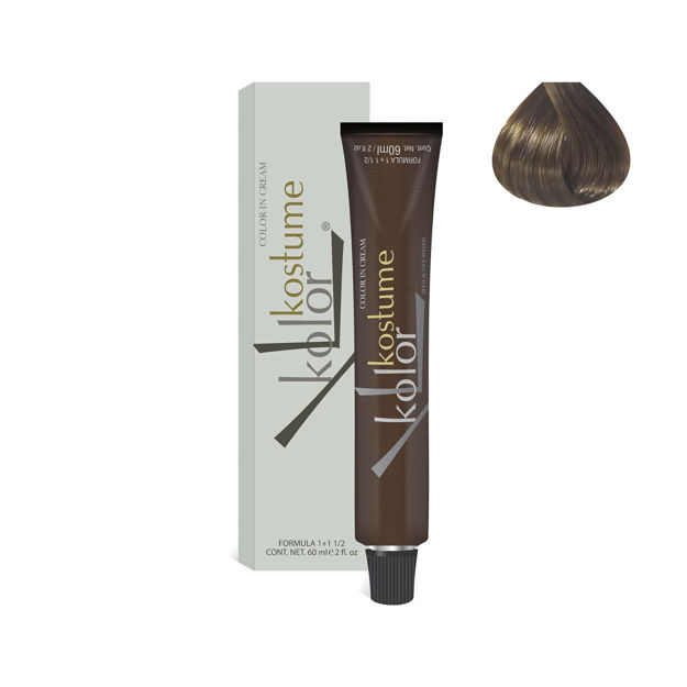 Imagen de Tinta Kostume 7.31 Rubio Medio Dorado Cenizo 60 ml