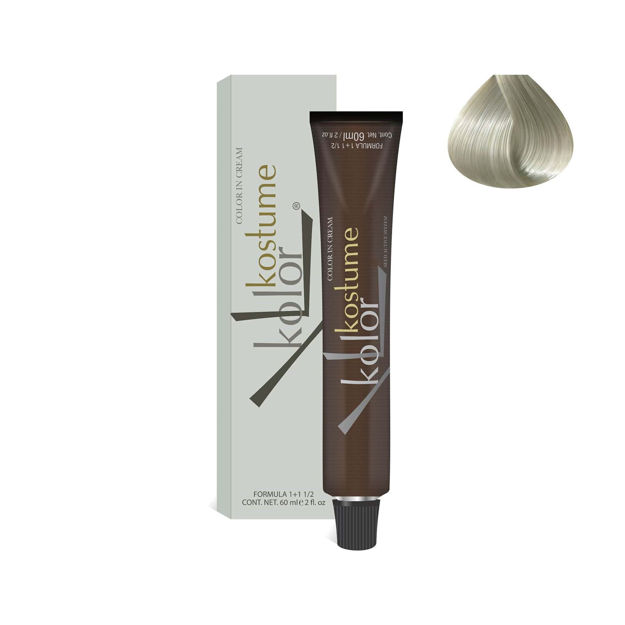 Imagen de Tinta Kostume 12.11 Rubio Extra Claro Platino Intenso 60 ml