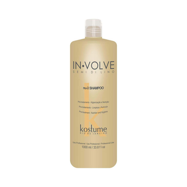 Imagen de Shampoo Reparación InVolve Semi di Lino Kostume 1000 ml