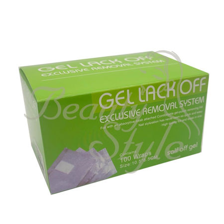 Imagen de Papel Aluminio Gel Lack Off 100 unidades