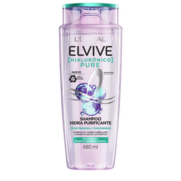 Imagen de Shampoo Elvive Hialuronico Pure 680 ml