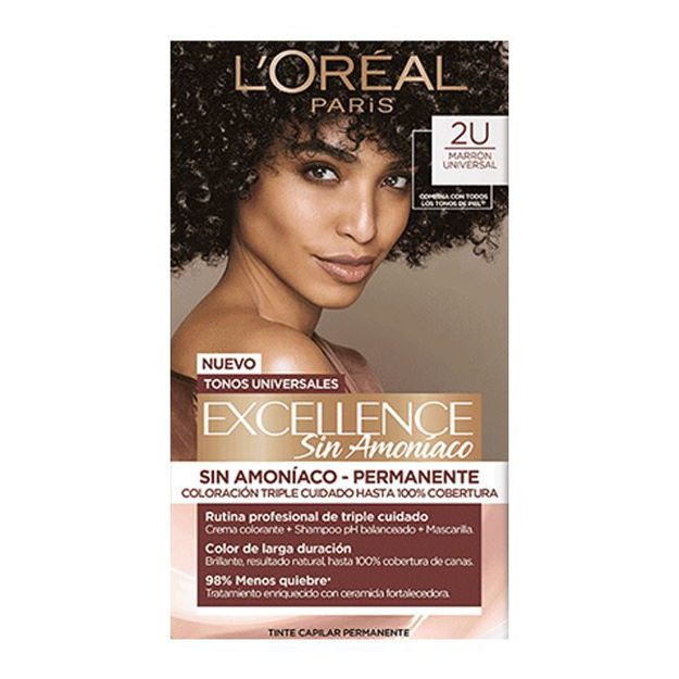 Imagen de Tinta Loreal Excellence Universal Nudes Sin Amoniaco Nº2U