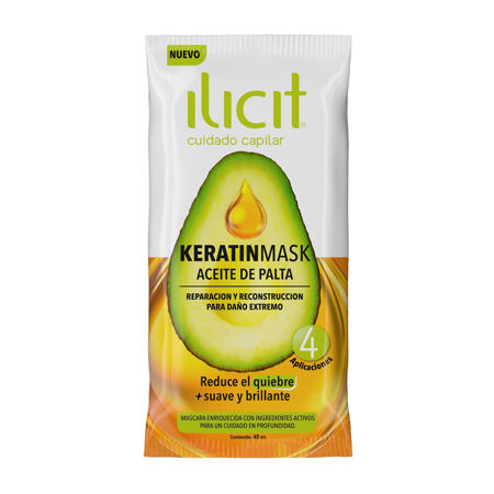 Imagen de Mascara Ilicit Keratinmask Aceite de Palta 40 ml