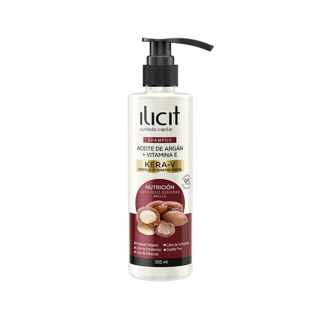 Imagen de Shampoo Ilicit Kera-V Nutricion 350 ml