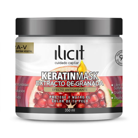 Imagen de Mascara Ilicit Keratinmask Aceite de Granada 350 ml