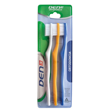 Imagen de Cepillo de Dientes Den3 Ortodencia 3 unidades
