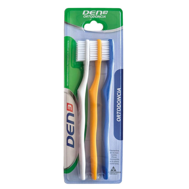 Imagen de Cepillo de Dientes Den3 Ortodencia 3 unidades
