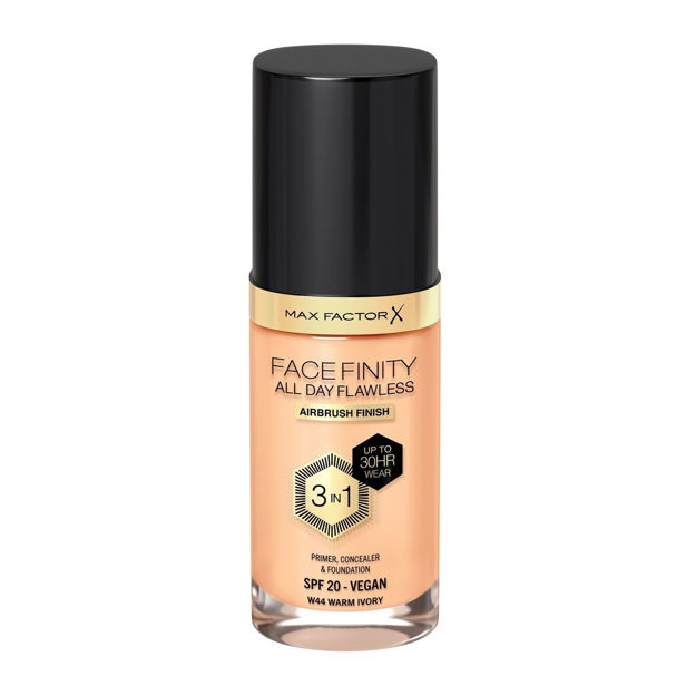 Imagen de Base Max Factor Facefinity 3 in 1 W44 Warm Ivory