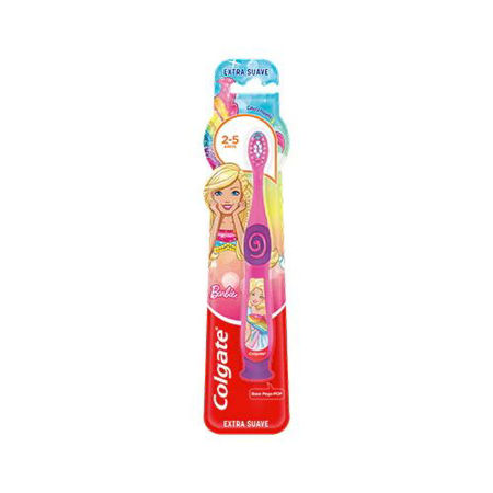 Imagen de Cepillo de Dientes Colgate Barbie Smile 2-5 Años Extra Suave