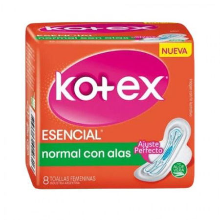 Imagen de Toalla Esencial Normal con Alas x 8 Kotex