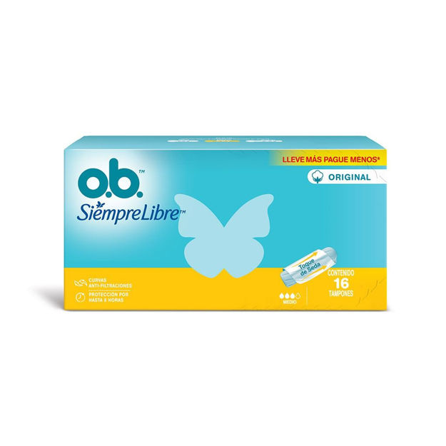 Imagen de Tampones O.B. Medio 16 unidades