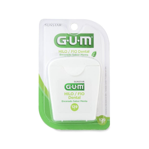 Imagen de Hilo Dental Gum Encerado Sabor Menta