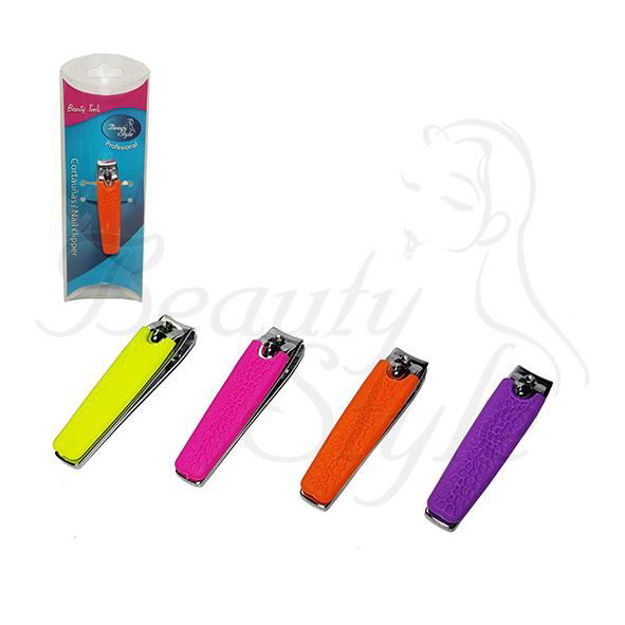 Imagen de Corta Uñas Mediano Mango de Silicona Beauty Style 1 unidad