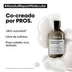Imagen de Shampoo Reparador Absolut Repair Molecular Loreal Pro 1500ml