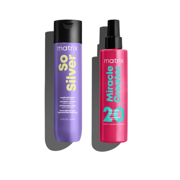 Imagen de Pack Matrix Shampoo So Silver + Miracle Creator