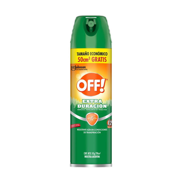 Imagen de Repelente Off en Aerosol Extra Duracion 290 ml
