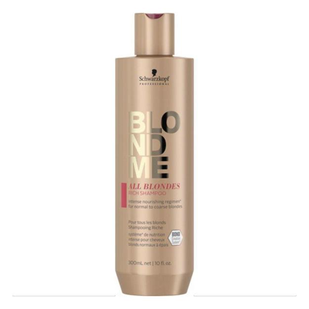 Imagen de Shampoo Schwarzkopf BlondMe All Blondes Rich 300 ml