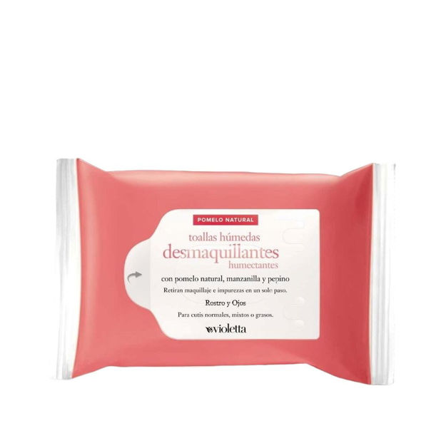 Imagen de Toallas Desmaquillantes Pomelo Natural Violetta 25 u