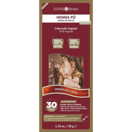 Imagen de Henna en Polvo Surya Rojo 50 g