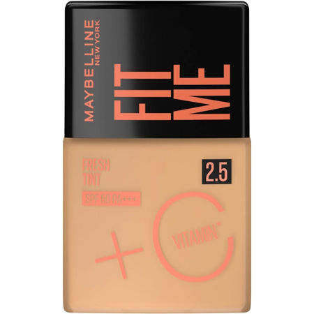 Imagen de Base Todo en 1 Maybelline Fit Me Fresh Tint Vitamina C N°2.5