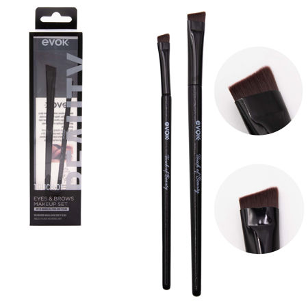 Imagen de Set de Brochas para Ojos y Cejas Evok Touch of Beauty