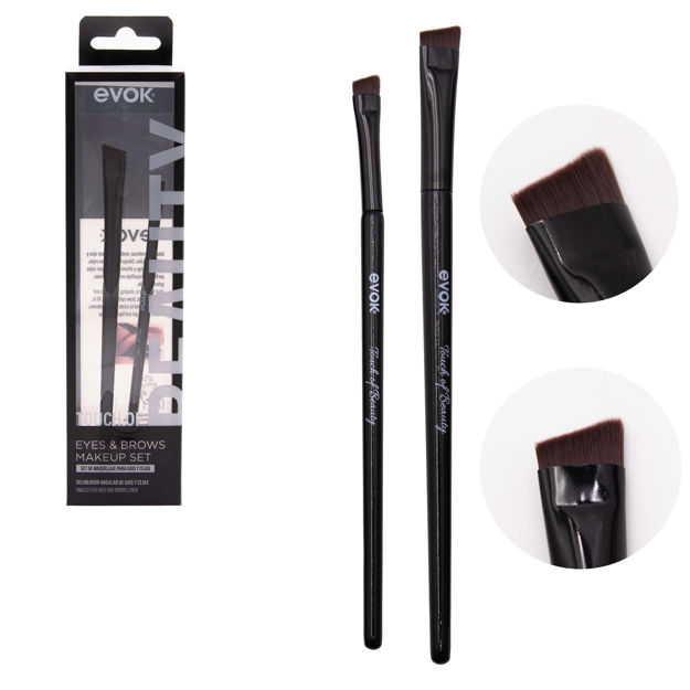 Imagen de Set de Brochas para Ojos y Cejas Evok Touch of Beauty