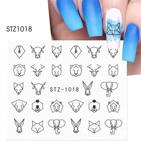 Imagen de Stickers Al Agua para Uñas Beauty Style STZ-1018