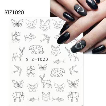 Imagen de Stickers Al Agua para Uñas Beauty Style STZ-1020