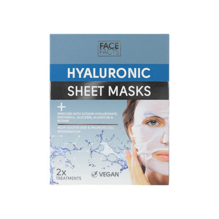 Imagen de Mascarilla Facial Face Facts Hyaluronic 2 unidades