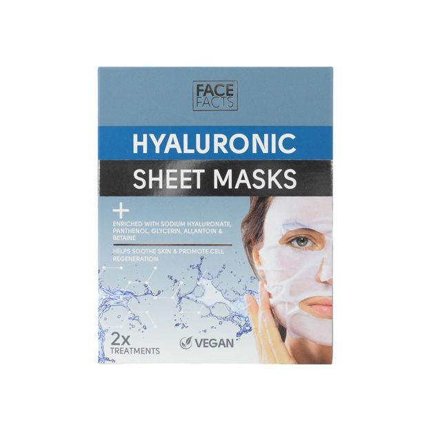 Imagen de Mascarilla Facial Face Facts Hyaluronic 2 unidades