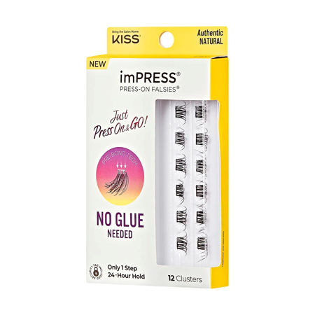 Imagen de Pestañas Postizas Kiss Impress ILS02 Authentic Natural