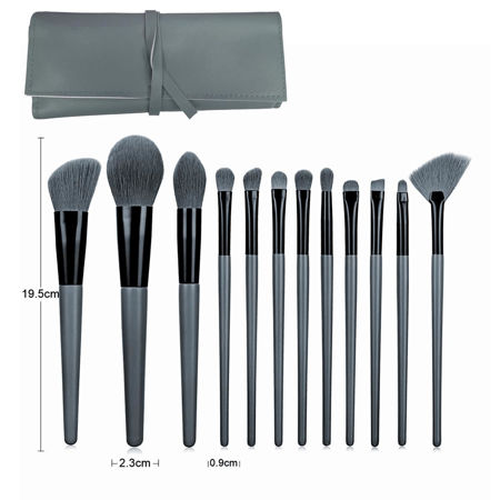 Imagen de Set de Brochas de Maquillaje con Estuche Beauty Style 12u