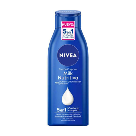 Imagen de Crema Corporal Milk Nutritiva Nivea 400 ml